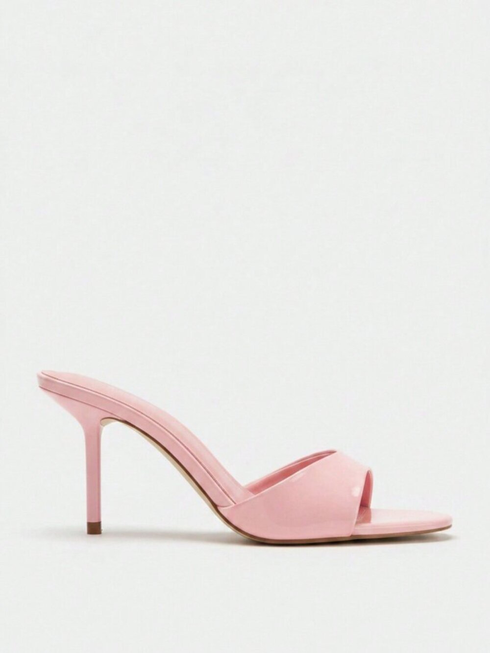 Pink Party Women's round Toe High Heel Sandals - Picture 4 of 5